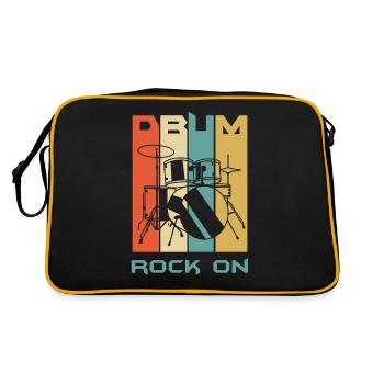 Percussion - Retro Bag - black/gold - Back