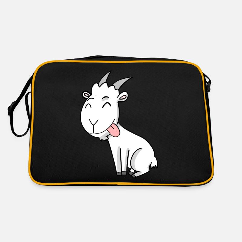 Ziege Ziegenbock Bock Retro Tasche