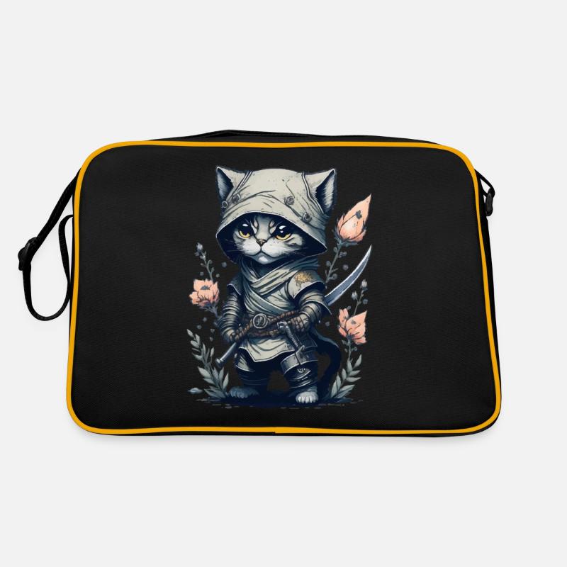 Un combattant invincible : Ninja Cat Sac Retro