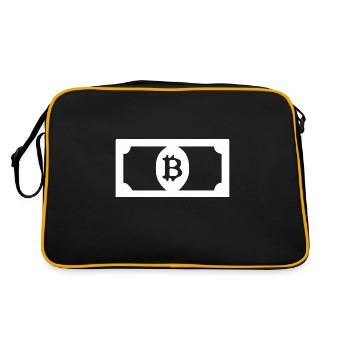 Bitcoin dollars - Sac Retro - noir/or - Dos