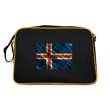 Islande - Sac Retro - noir/or - Dos