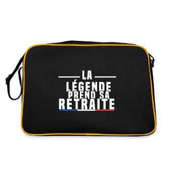 La Légende Prend Sa Retraite - Sac Retro - noir/or - Dos