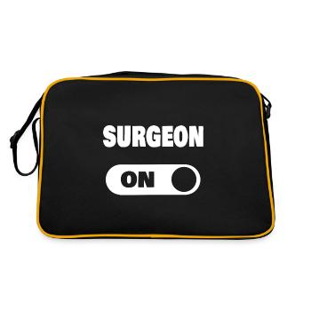 On surgeon - Retro Bag - black/gold - Back