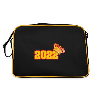 Année 2022 - Sac Retro - noir/or - Dos
