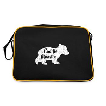 Cuddle Monster Petit ours enfants garçons filles - Sac Retro - noir/or - Dos