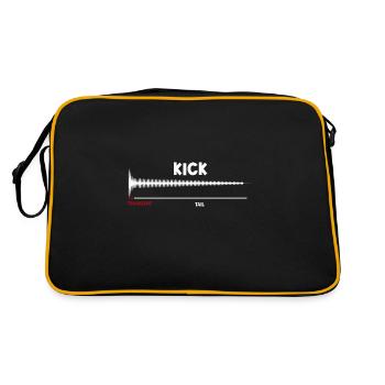 Synthesizer Kick Drum Synth DAW Transient Tail - Retro Tasche - Schwarz/Gold - Hinten