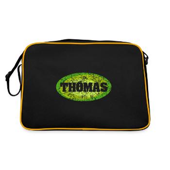 Retro Thomas - Retro Bag - black/gold - Back