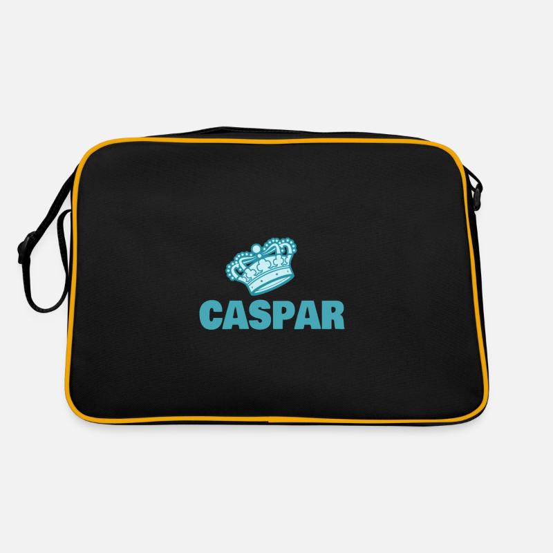 First name Caspar Retro Bag