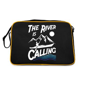 The River is Calling - Retro Bag - black/gold - Back