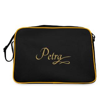 Le prénom de Petra - Sac Retro - noir/or - Dos