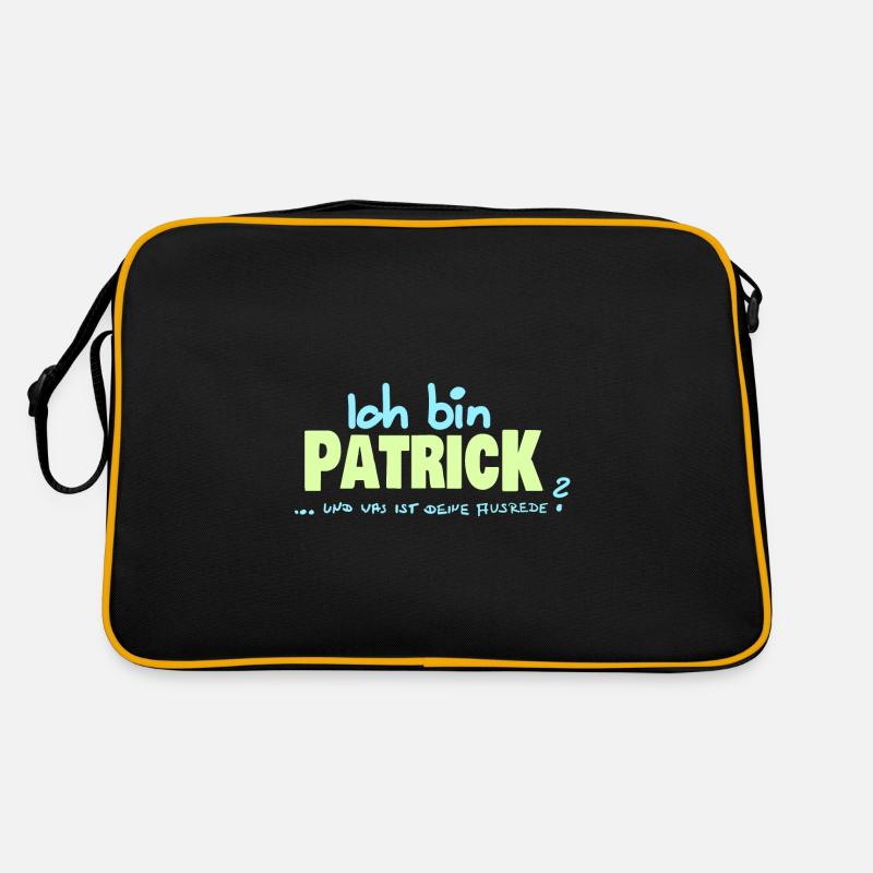 Vorname Patrick Retro Tasche
