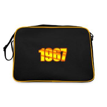 Année 1967 - Sac Retro - noir/or - Dos