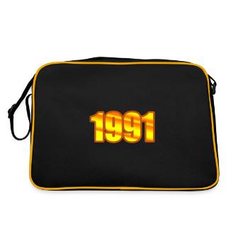 Année 1991 - Sac Retro - noir/or - Dos