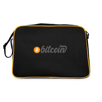 Bitcoin - Sac Retro - noir/or - Dos