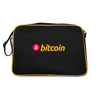 Bitcoin - Sac Retro - noir/or - Dos