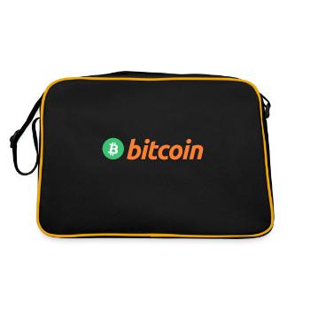 Bitcoin - Sac Retro - noir/or - Dos