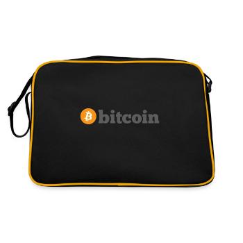 Bitcoin - Sac Retro - noir/or - Dos