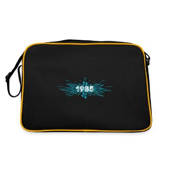 Wasserspritzer Wasser 1985 - Sac Retro - noir/or - Dos