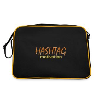 motivation - Retro Bag - black/gold - Back