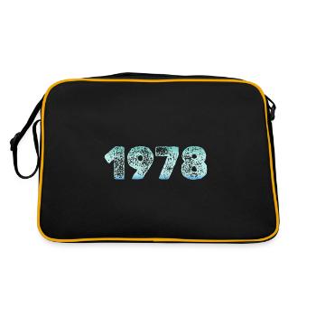 Année 1978 - Sac Retro - noir/or - Dos