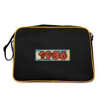 1986 1986 - Sac Retro - noir/or - Dos