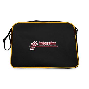 Style Hashtag indonesia - Retro Bag - black/gold - Back