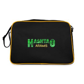 Hashtag Aramis - Sac Retro - noir/or - Dos