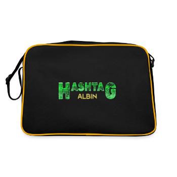 Hashtag Albin - Sac Retro - noir/or - Dos