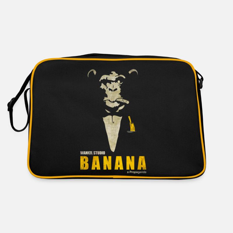 A Propaganda (transparent) - Sac Retro - noir/or