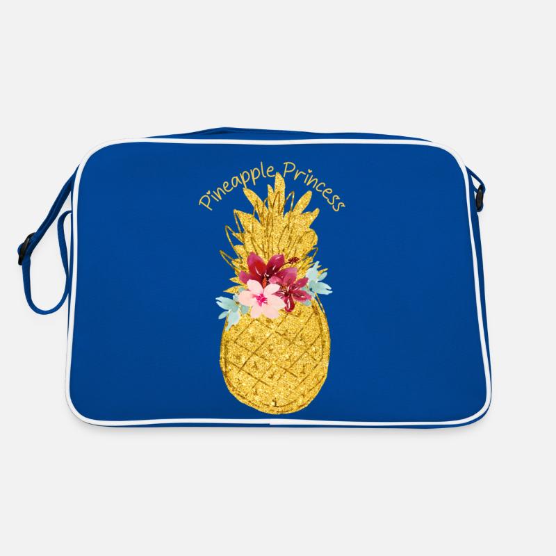 pineapple princess pineapple flower Retro Bag