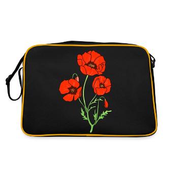 Coquelicot - Sac Retro - noir/or - Dos