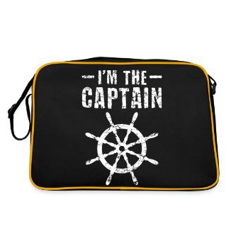 Je suis le capitaine marin marin - Sac Retro - noir/or - Dos