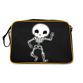 Squelette - Sac Retro - noir/or - Dos