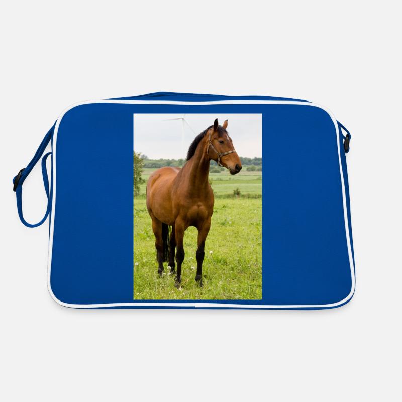Horse. Pferd. Retro Tasche