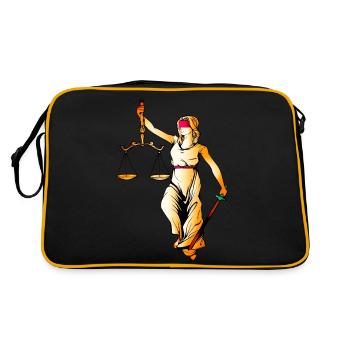 justice for all - Retro Bag - black/gold - Back
