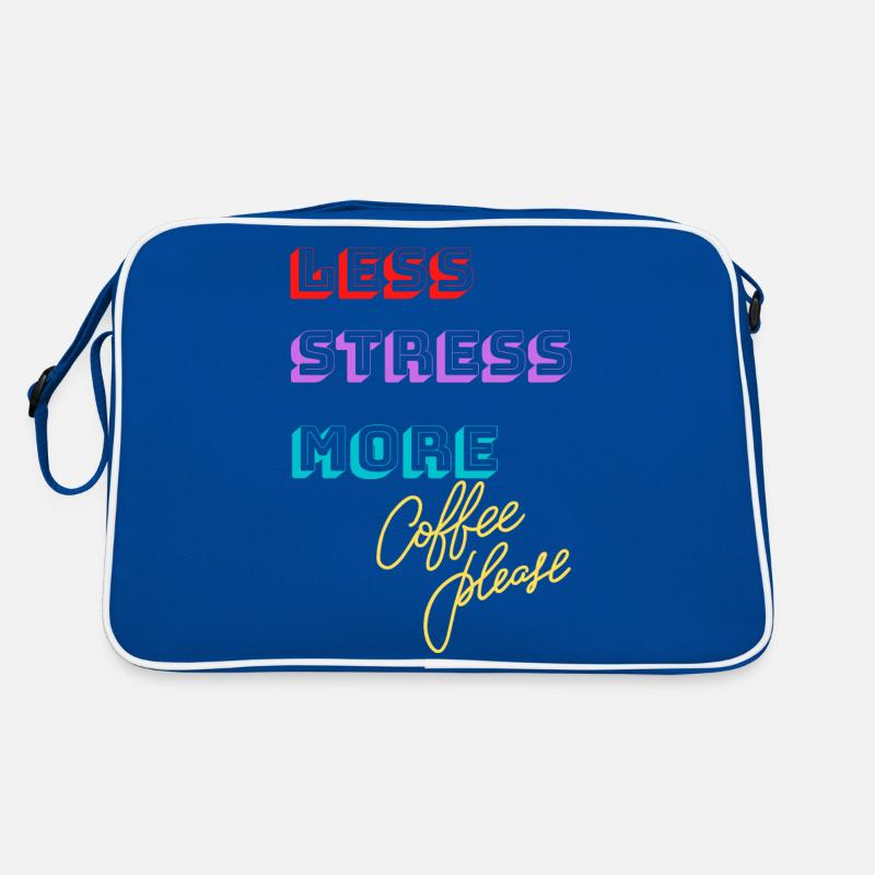 Sans stress, plus de café s’il vous plaît! Sac Retro