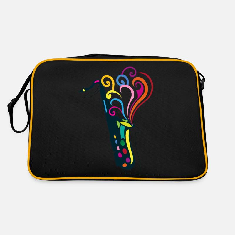 Saxophonmusik Retro Tasche