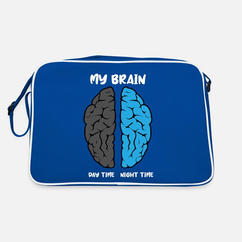 MY BRAIN - DAY TIME NIGHT TIME Retro Bag