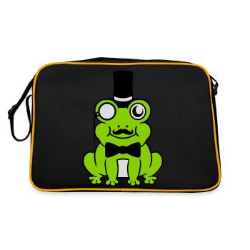 Sir Frog Gentlemen Cylindre - Sac Retro - noir/or - Dos
