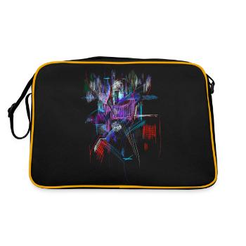 Architecture Structure - Abstract - Retro Bag - black/gold - Back
