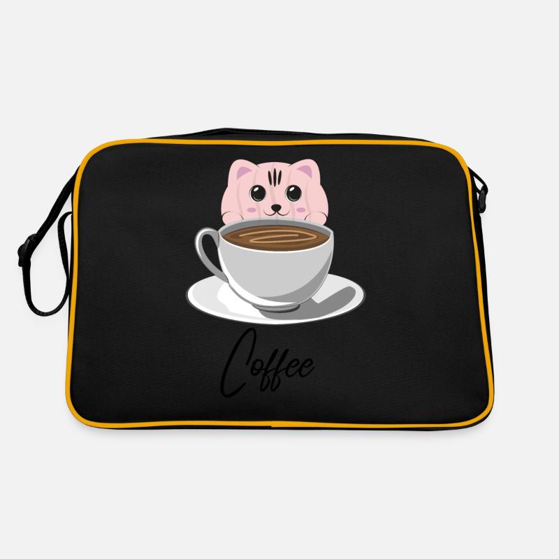 Chat de café Sac Retro