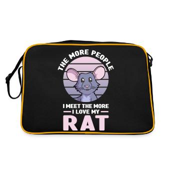 Rat - Sac Retro - noir/or - Dos