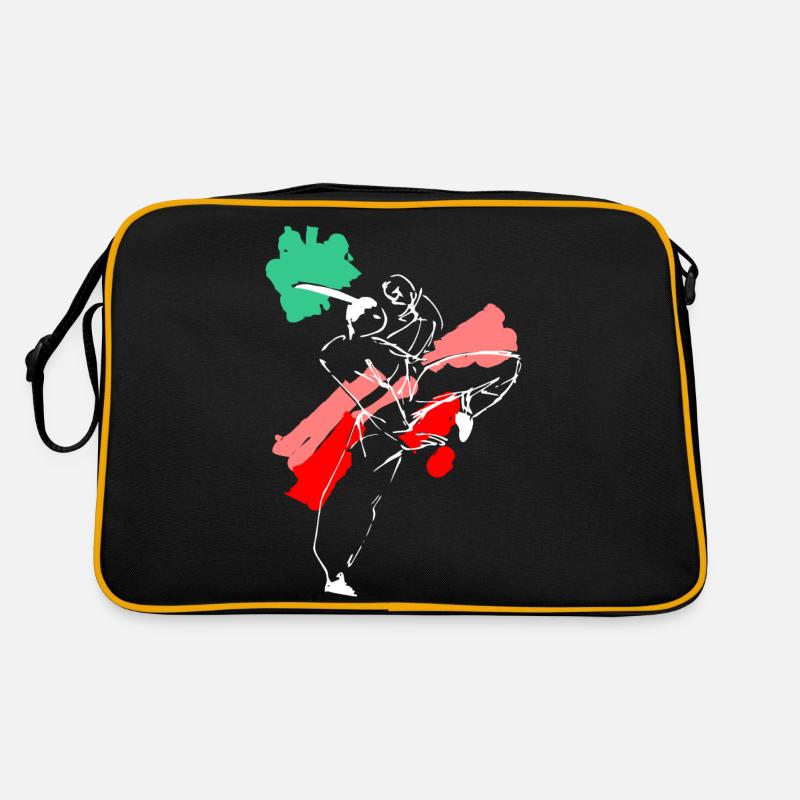 Kungfu Kämpfer Figur - Shaolin Stil Retro Tasche