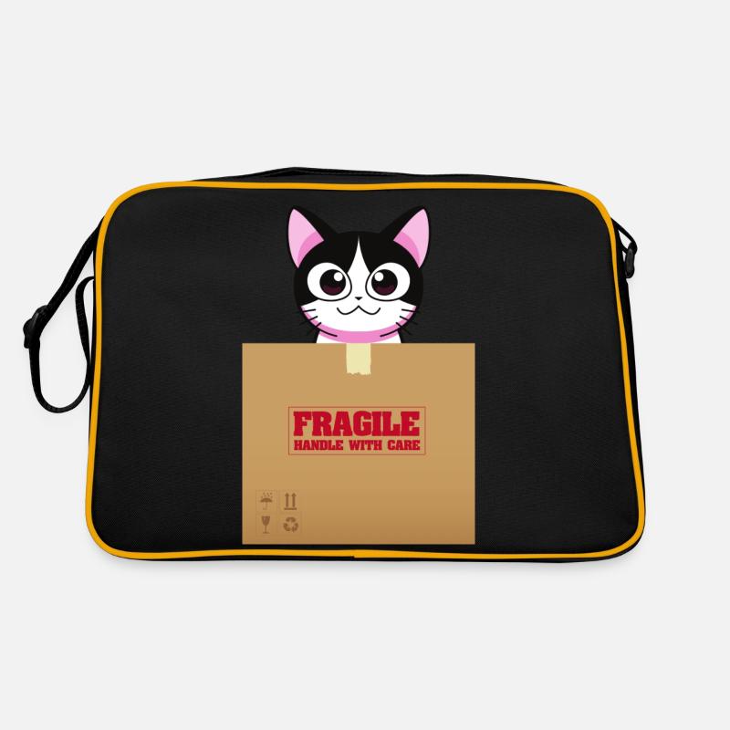 Zerbrechliche Box Retro Tasche