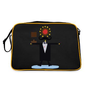 Hector the Unreal - Retro Bag - black/gold - Back