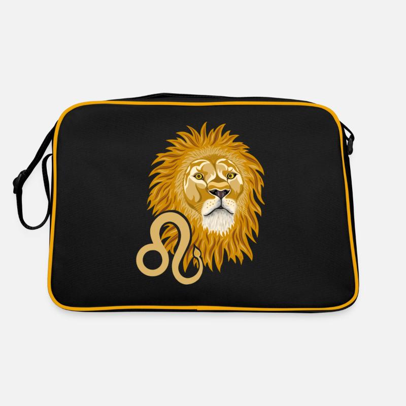 Sternzeichen Löwe Retro Tasche
