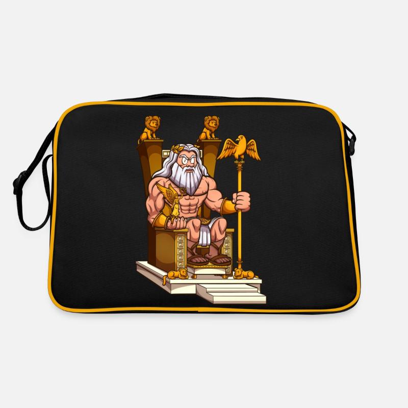 Zeus On Throne Retro Bag