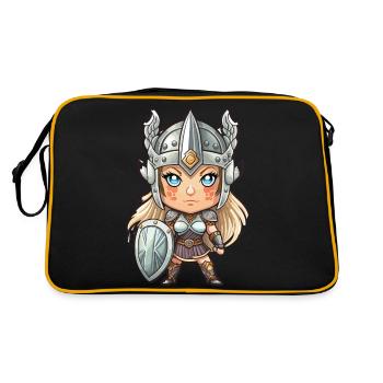 Valkyrie Freya - Retro Bag - black/gold - Back