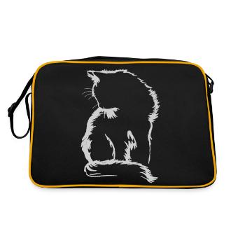 Cat - Retro Bag - black/gold - Back