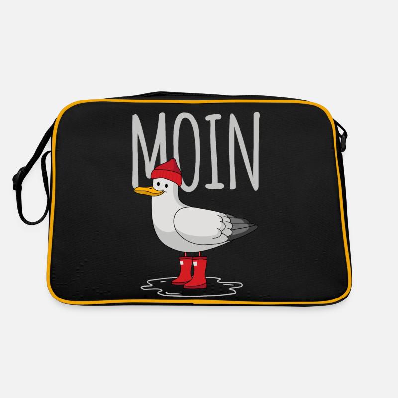 Moin Möwe Retro Tasche